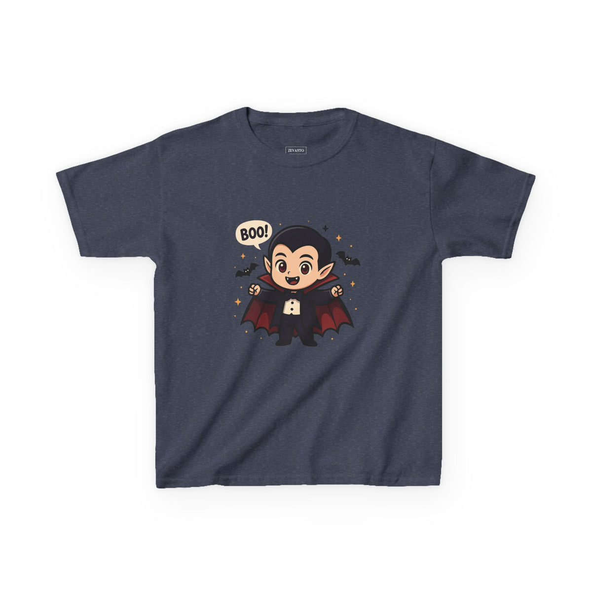 Cute Halloween Kids Tee, Spooky Costume Top, Kids Vampire Shirt, Halloween Party Apparel, Boo Design Tee