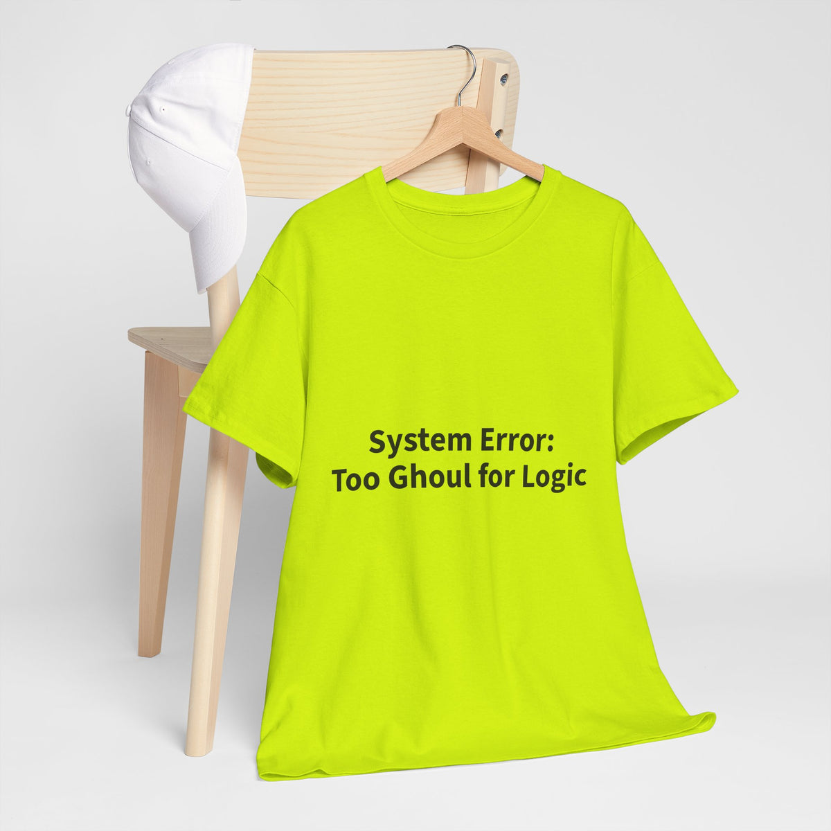 System Error Tee - Unisex Heavy Cotton Shirt, Perfect for Halloween, Geeky Fun