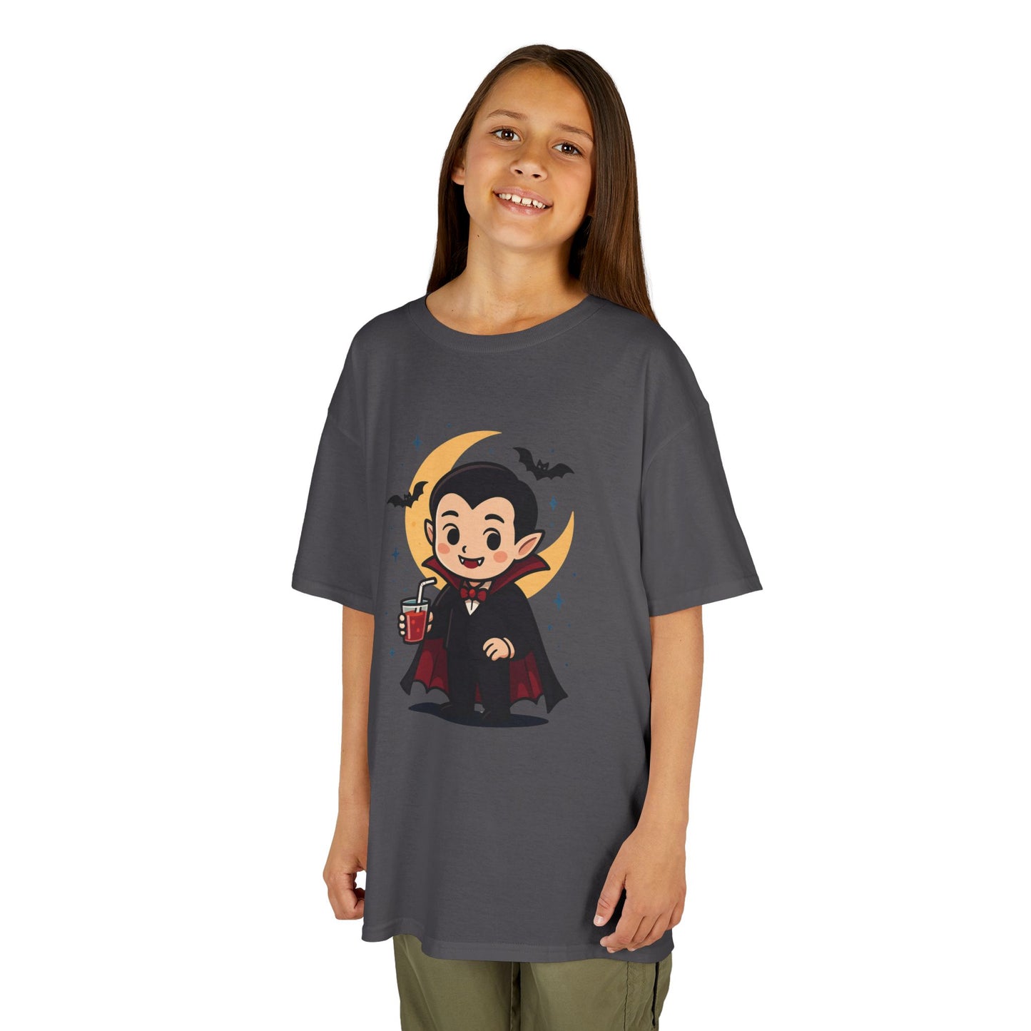 Kids Halloween T-Shirt, Cute Vampire Shirt, Halloween Costume Tee, Trick or Treat Shirt, Spooky Season Apparel
