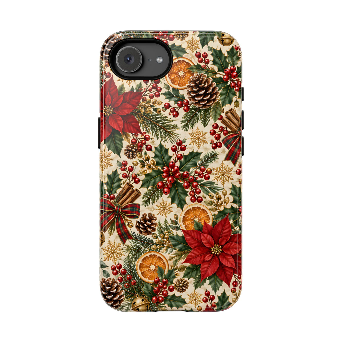 Christmas Floral Tough Phone Case