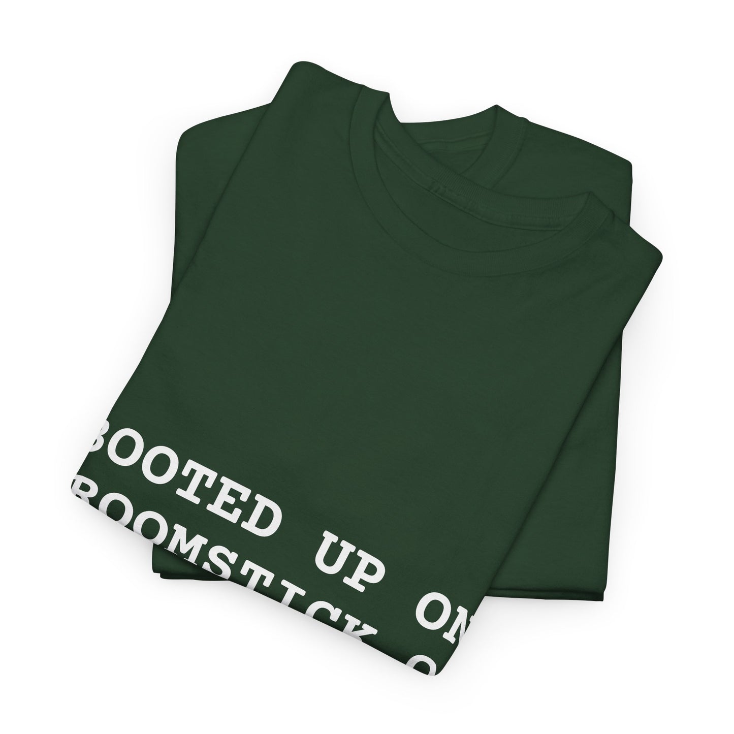 Broomstick OS Tee, Funny Graphic Tee for Tech Lovers, Unisex Cotton T-Shirt