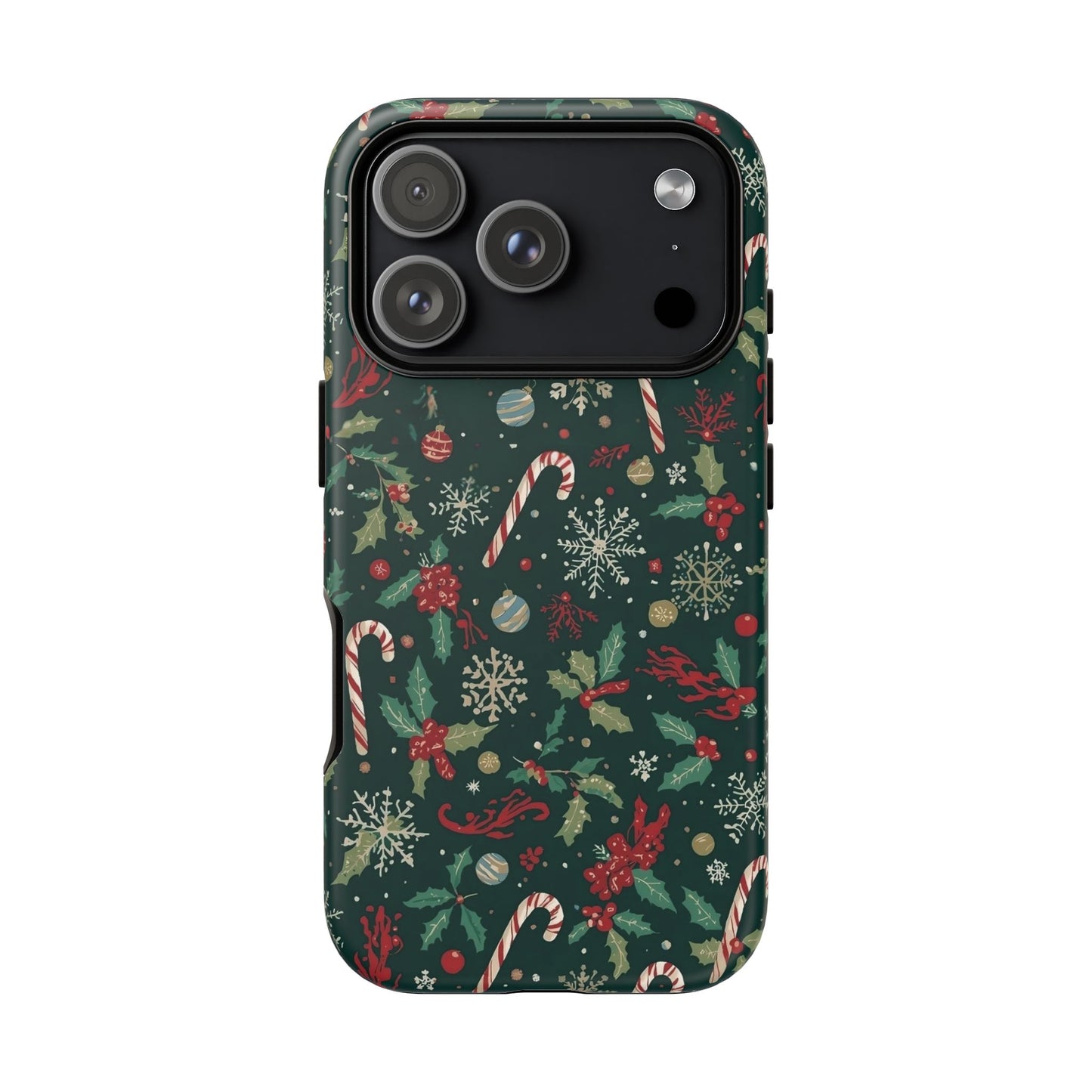 Christmas Phone Case, Festive Phone Case with Holiday Patterns for Iphone 17, 16, 15, 14, 13, 12, 11 & Samsung