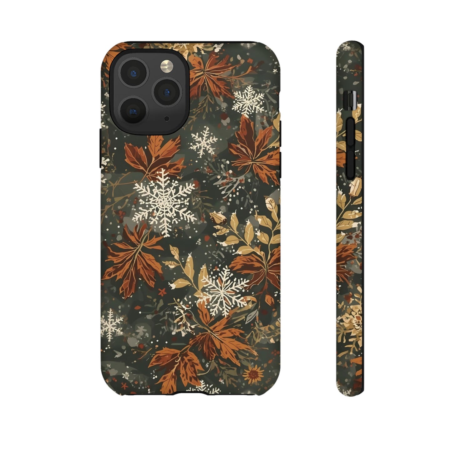 Christmas Phone Case, Autumn Floral Phone Case for Iphone 17, 16, 15, 14, 13, 12, 11 & Samsung