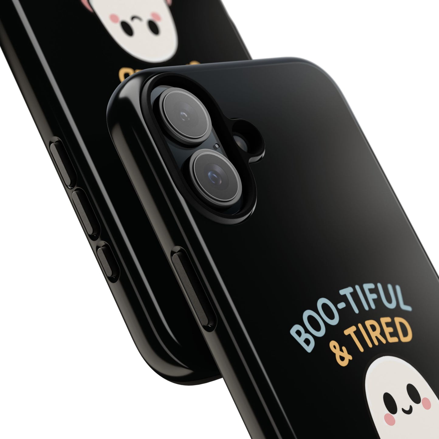 Boo-tiful & Tired Phone Case, Halloween-Themed Design