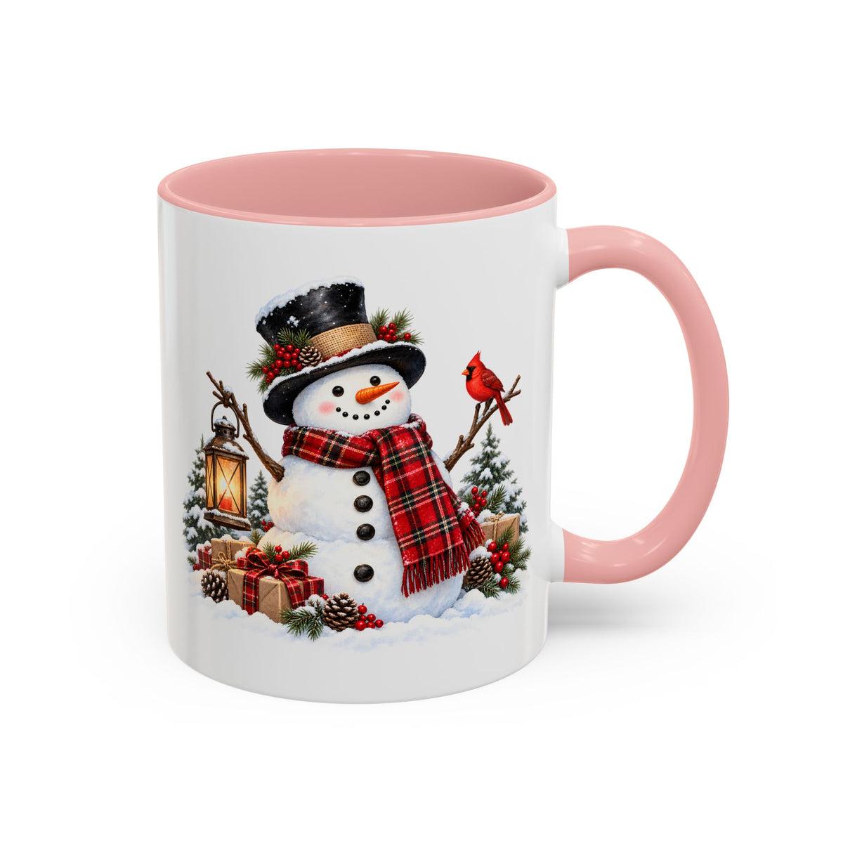 Snowman Christmas Coffee Mug – Festive Holiday Accent Mug (11 oz)