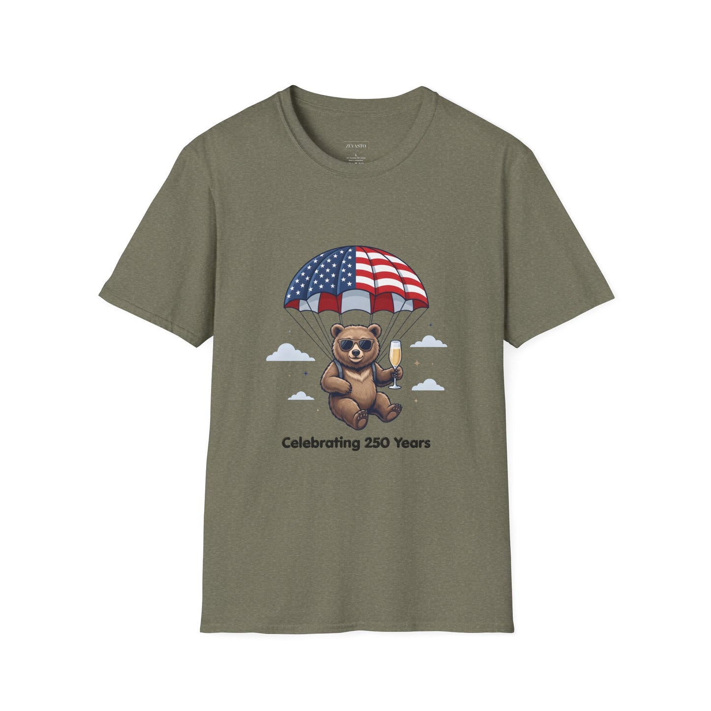 Patriotic Bear 'Celebrating 250 Years' T-Shirt