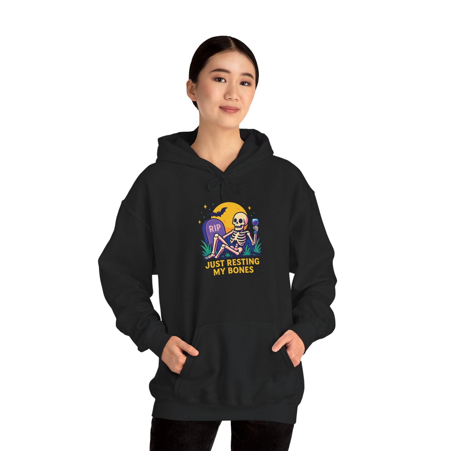 Halloween Skeleton Hoodie, Cozy Unisex Sweatshirt