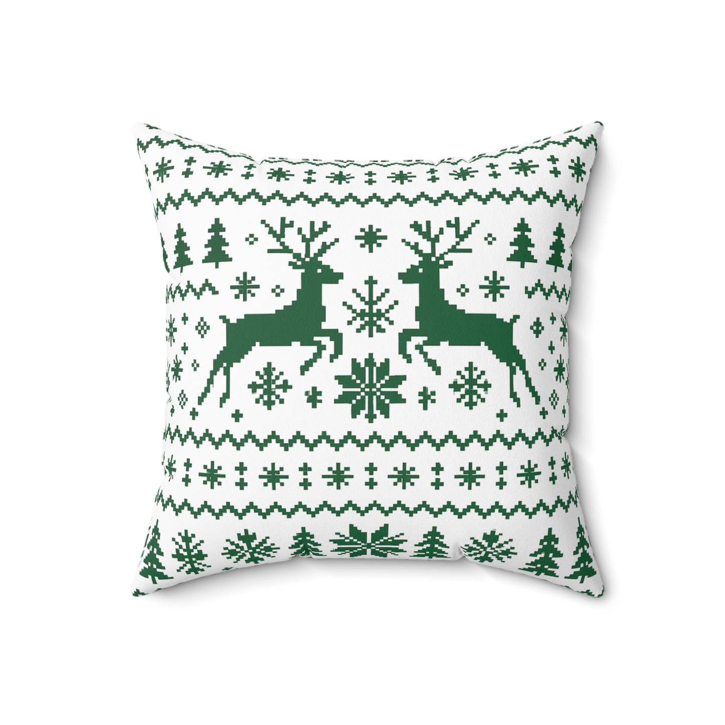 Christmas Reindeer Pillow, Cozy Holiday Decor, Winter Home Accent, Festive Gift Idea