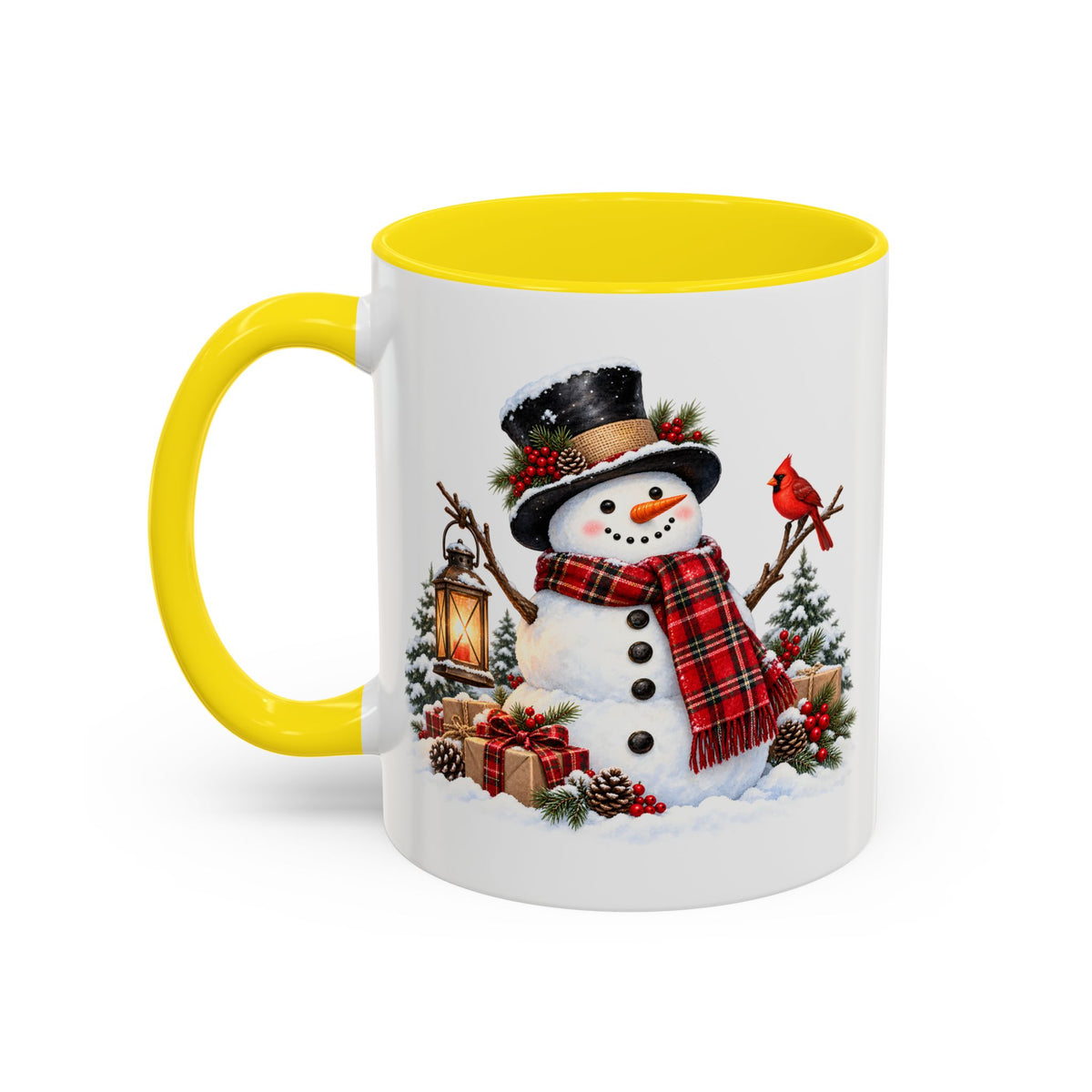 Snowman Christmas Coffee Mug – Festive Holiday Accent Mug (11 oz)