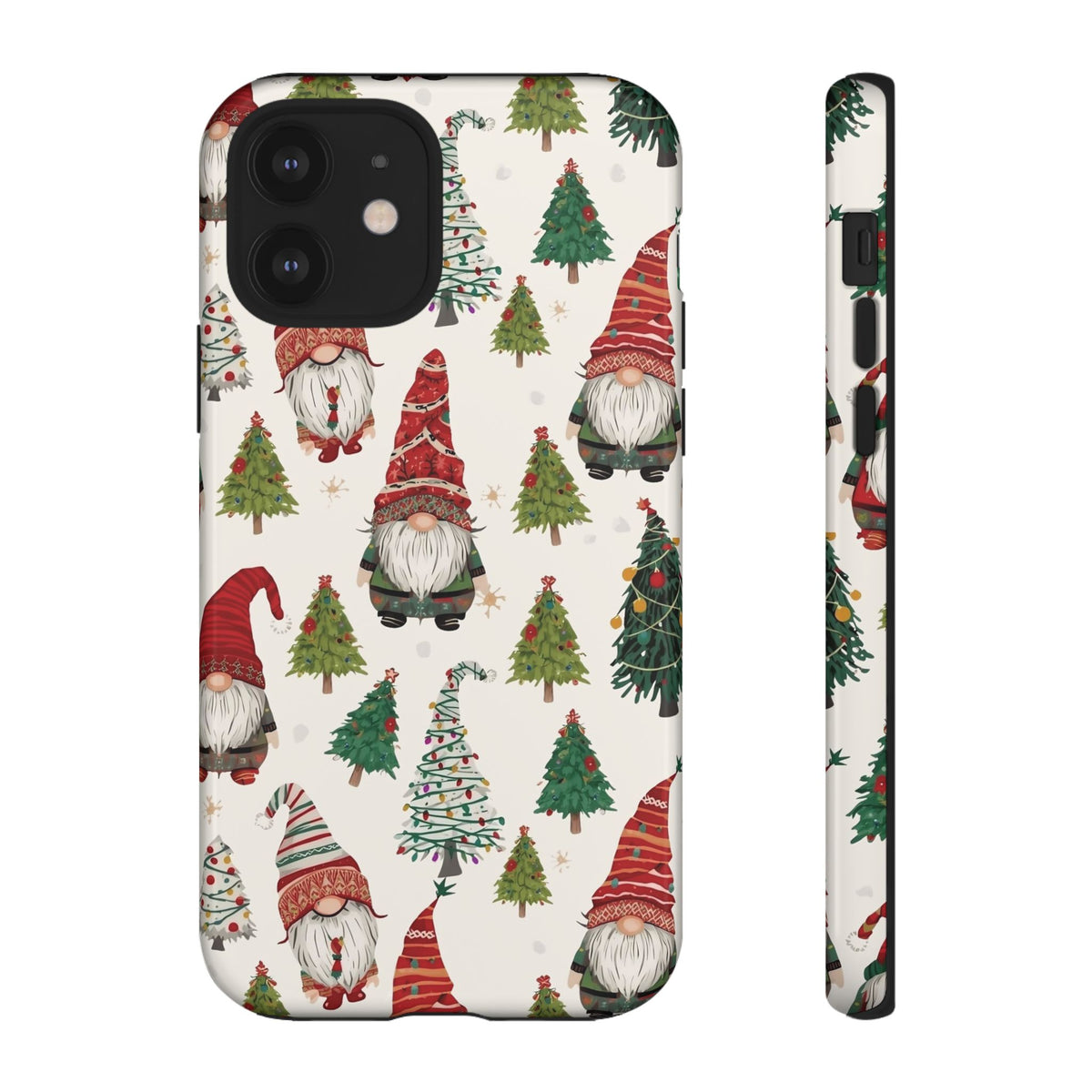 Christmas Gnome Phone Case, Dual Layer Phone Case for Iphone & Samsung