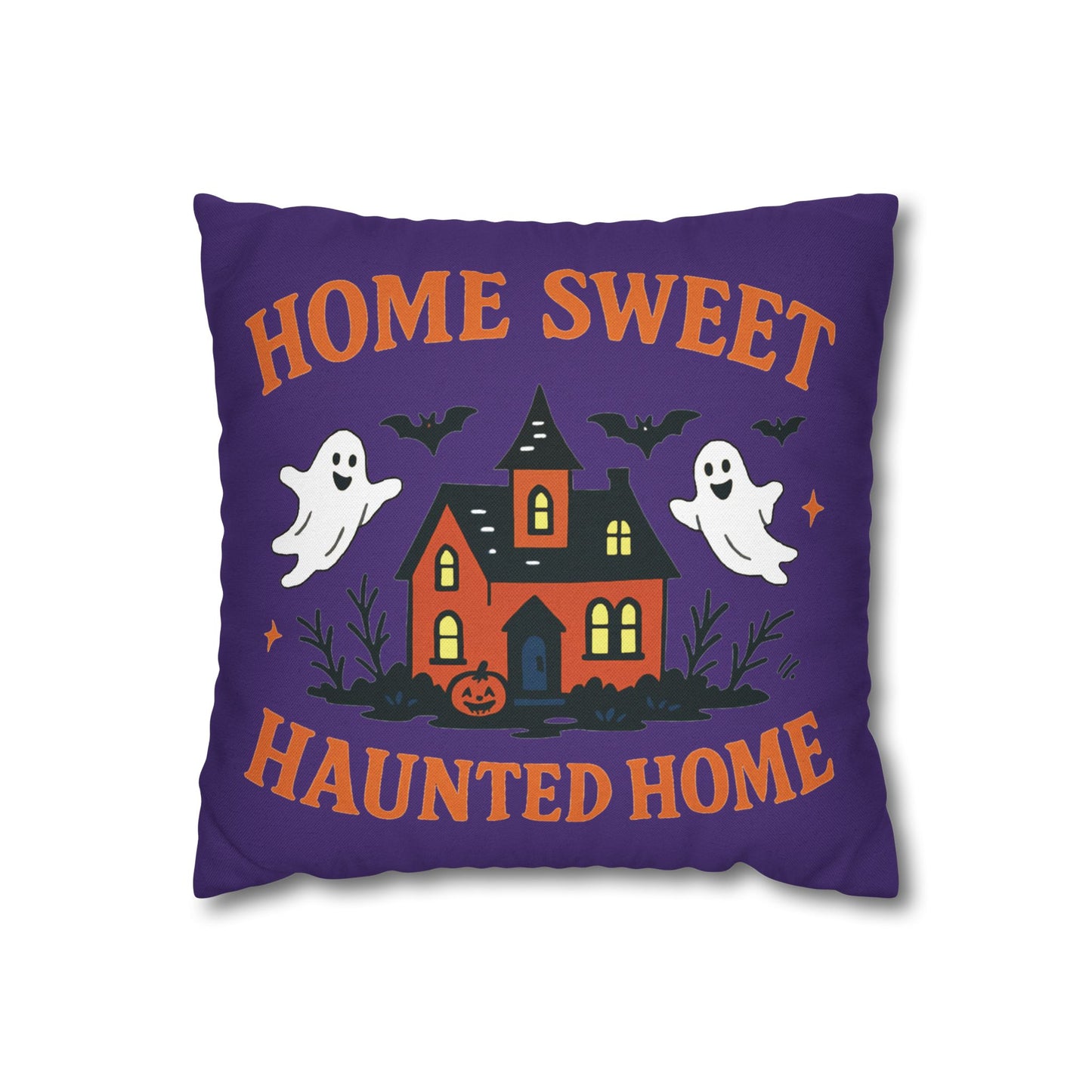 Halloween Cozy Pillowcase, Ghost-Themed Home Decor