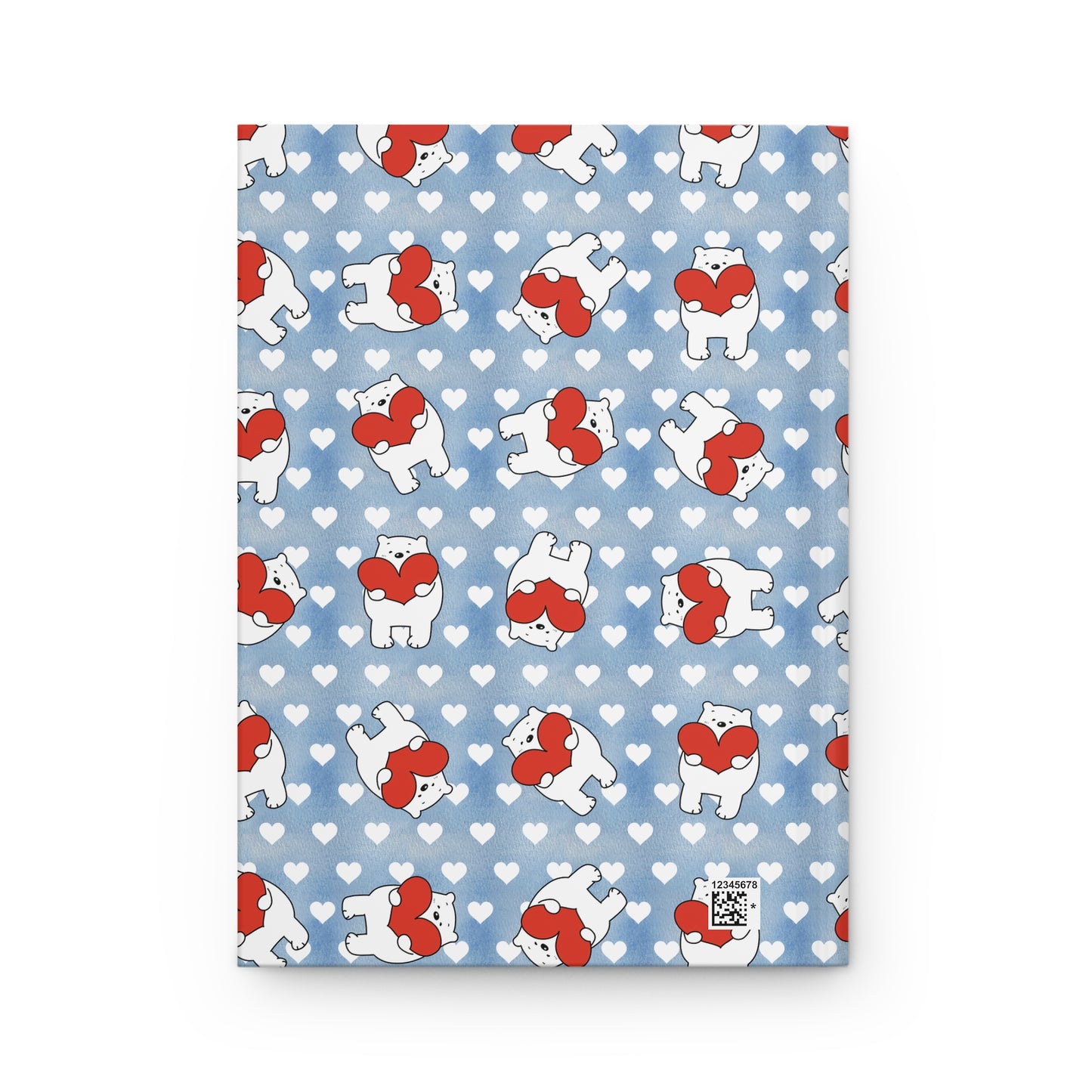 Cute Lovely Bear Hardcover Journal — Valentine’s Day Notebook for Notes & Gifts