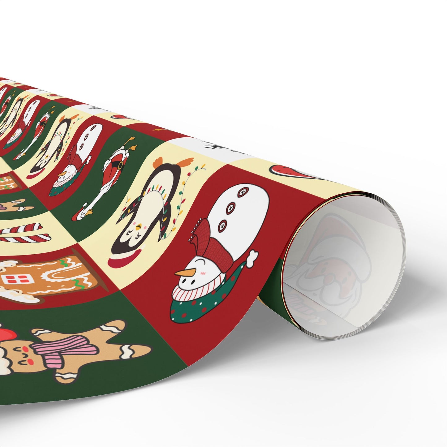 Christmas Character Wrapping Paper Roll - Festive Gift Wrap