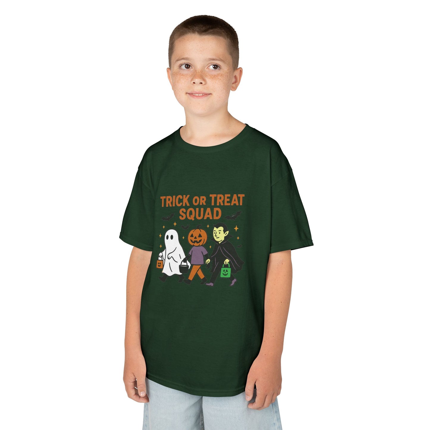 Kids Halloween Tee | Trick or Treat Squad Shirt, Halloween Shirt