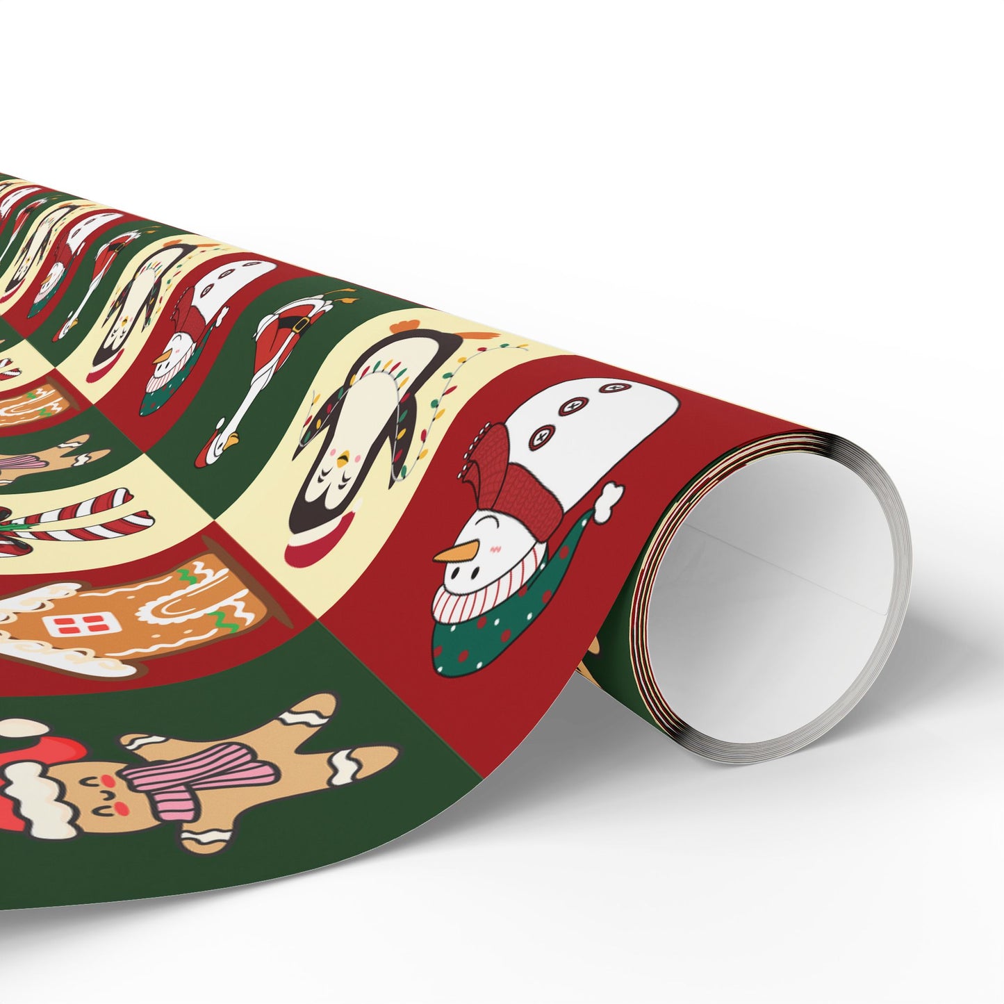 Christmas Character Wrapping Paper Roll - Festive Gift Wrap