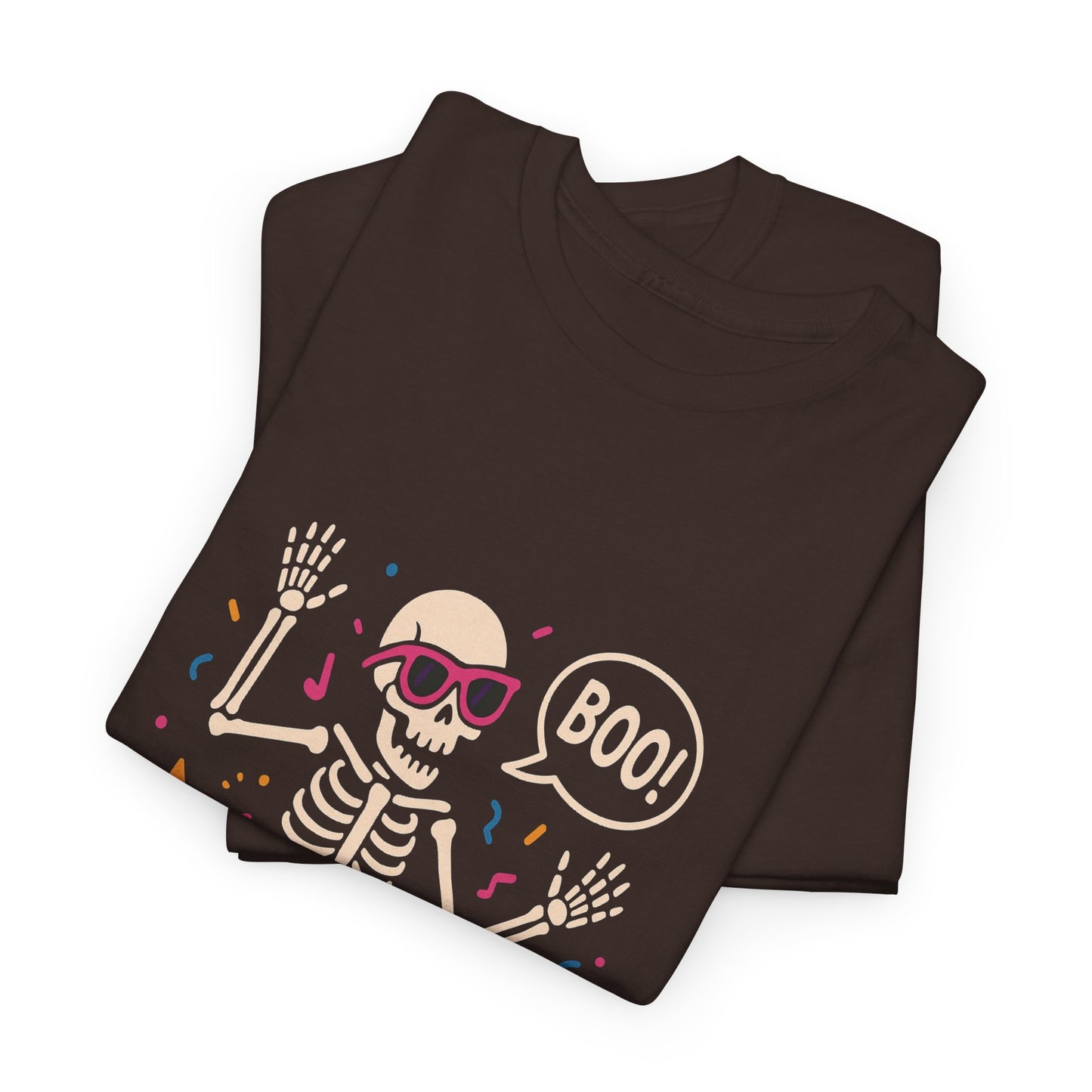 Halloween Skeleton Tee, Unisex Graphic Tee, Spooky Fun Shirt