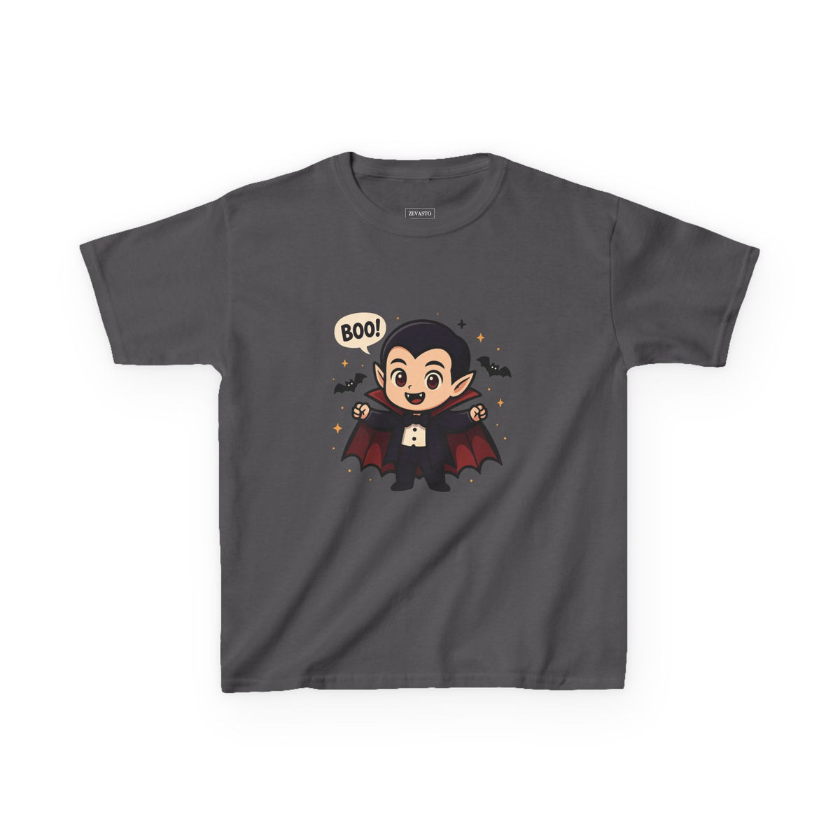 Cute Halloween Kids Tee, Spooky Costume Top, Kids Vampire Shirt, Halloween Party Apparel, Boo Design Tee