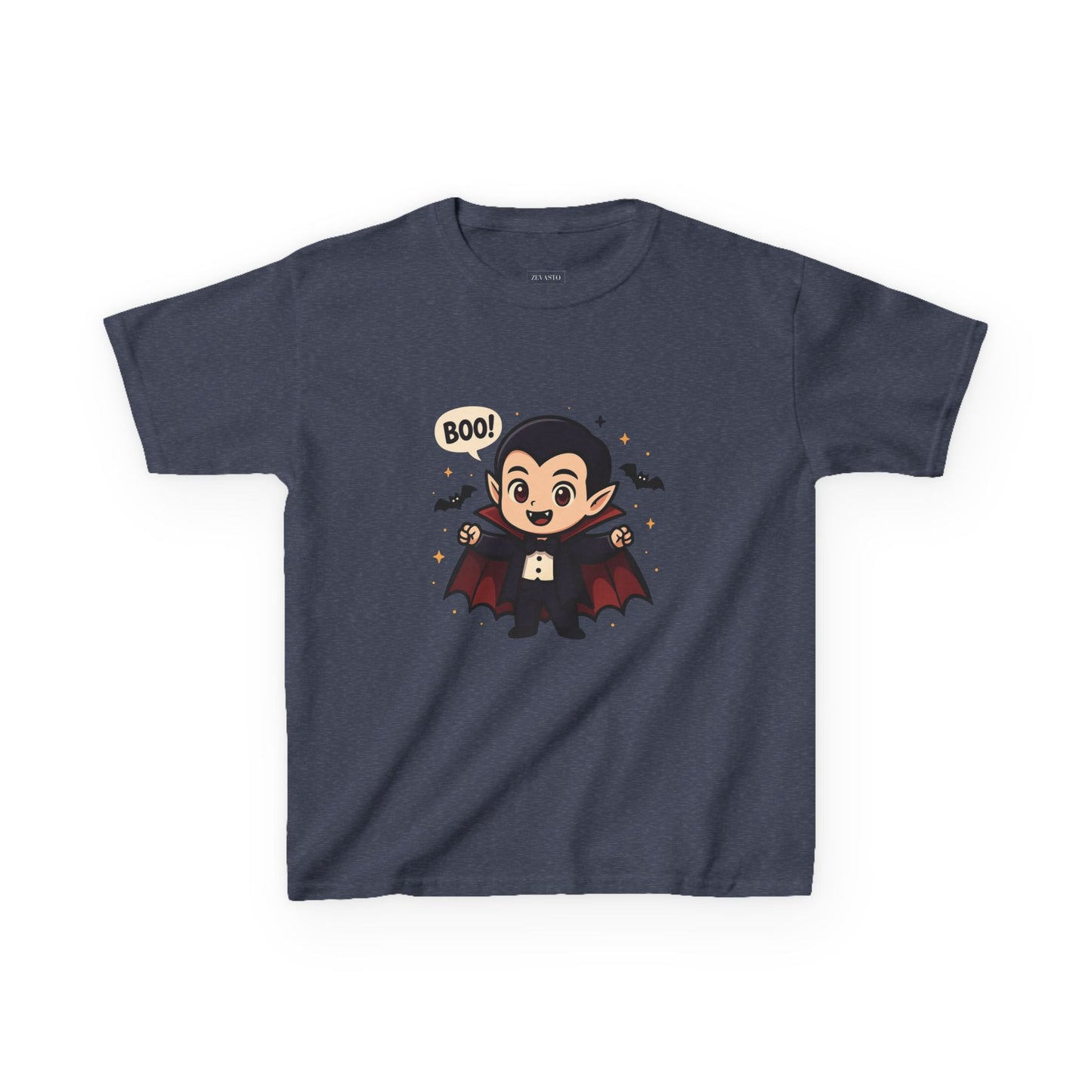Cute Halloween Kids Tee, Spooky Costume Top, Kids Vampire Shirt, Halloween Party Apparel, Boo Design Tee