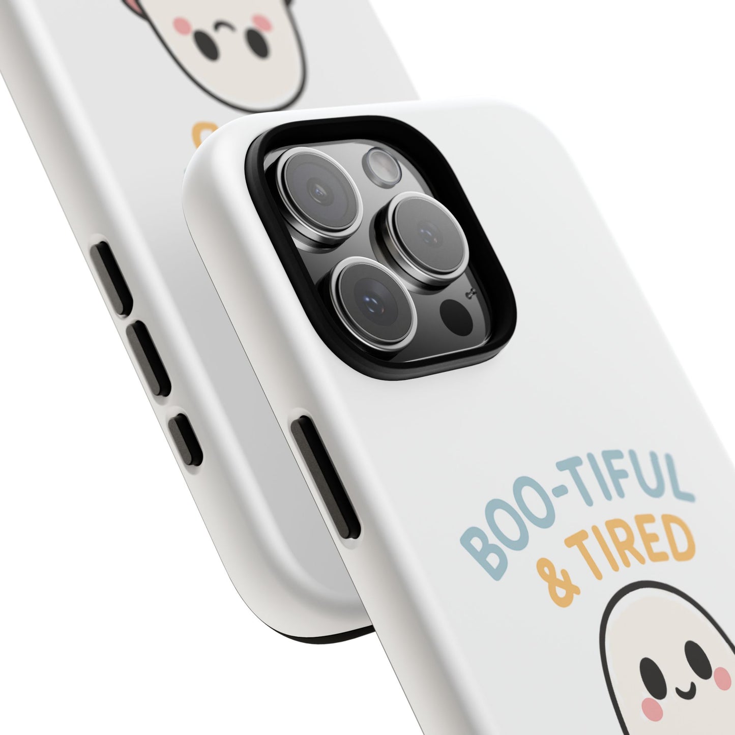Boo-tiful & Tired Phone Case, Halloween-Themed Design