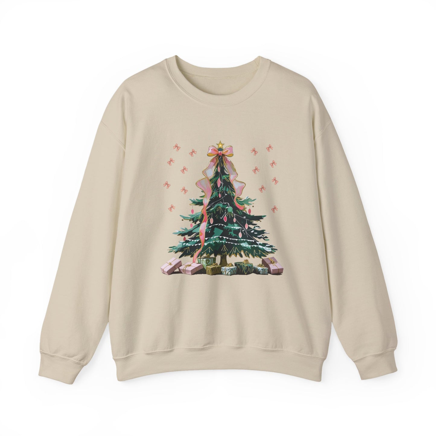 Christmas Tree Sweatshirt | Cozy Holiday Sweatshirt, Unisex Crewneck, Festive Apparel