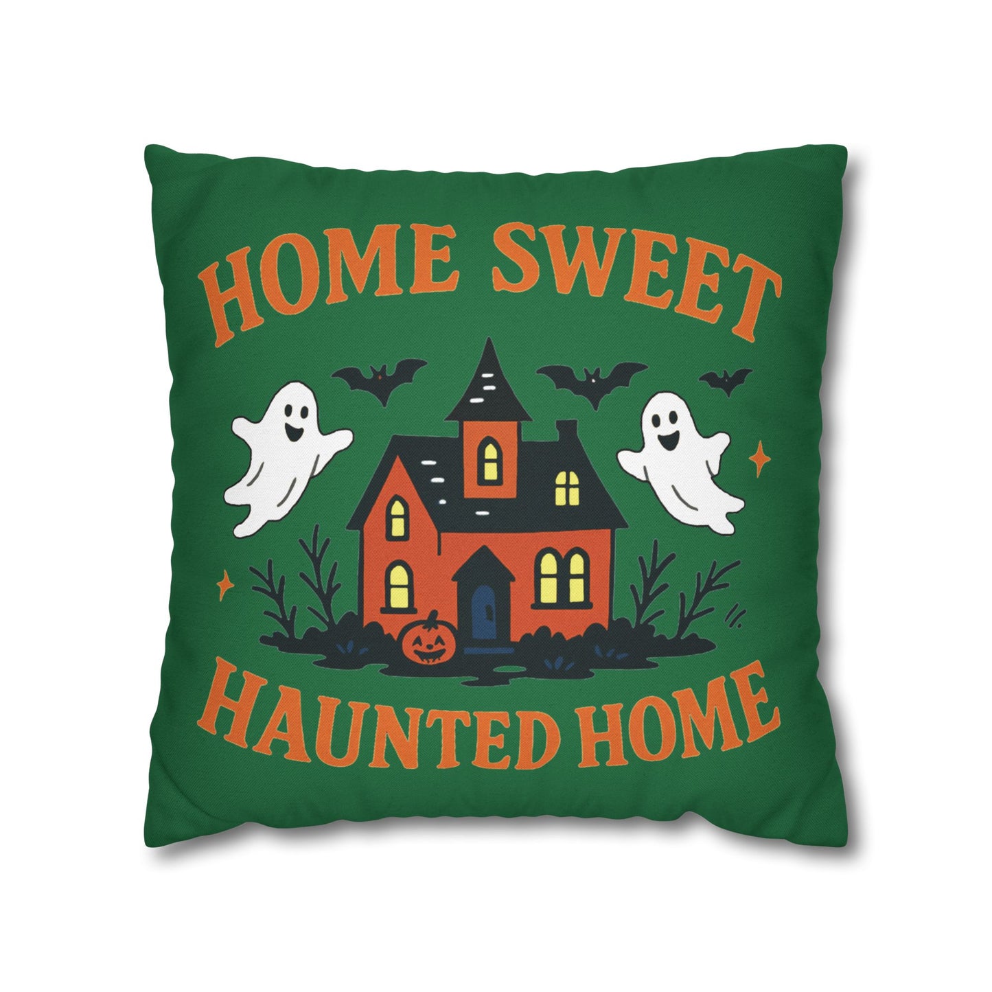 Halloween-Themed Decorative Pillowcase, Haunted Home Accent
