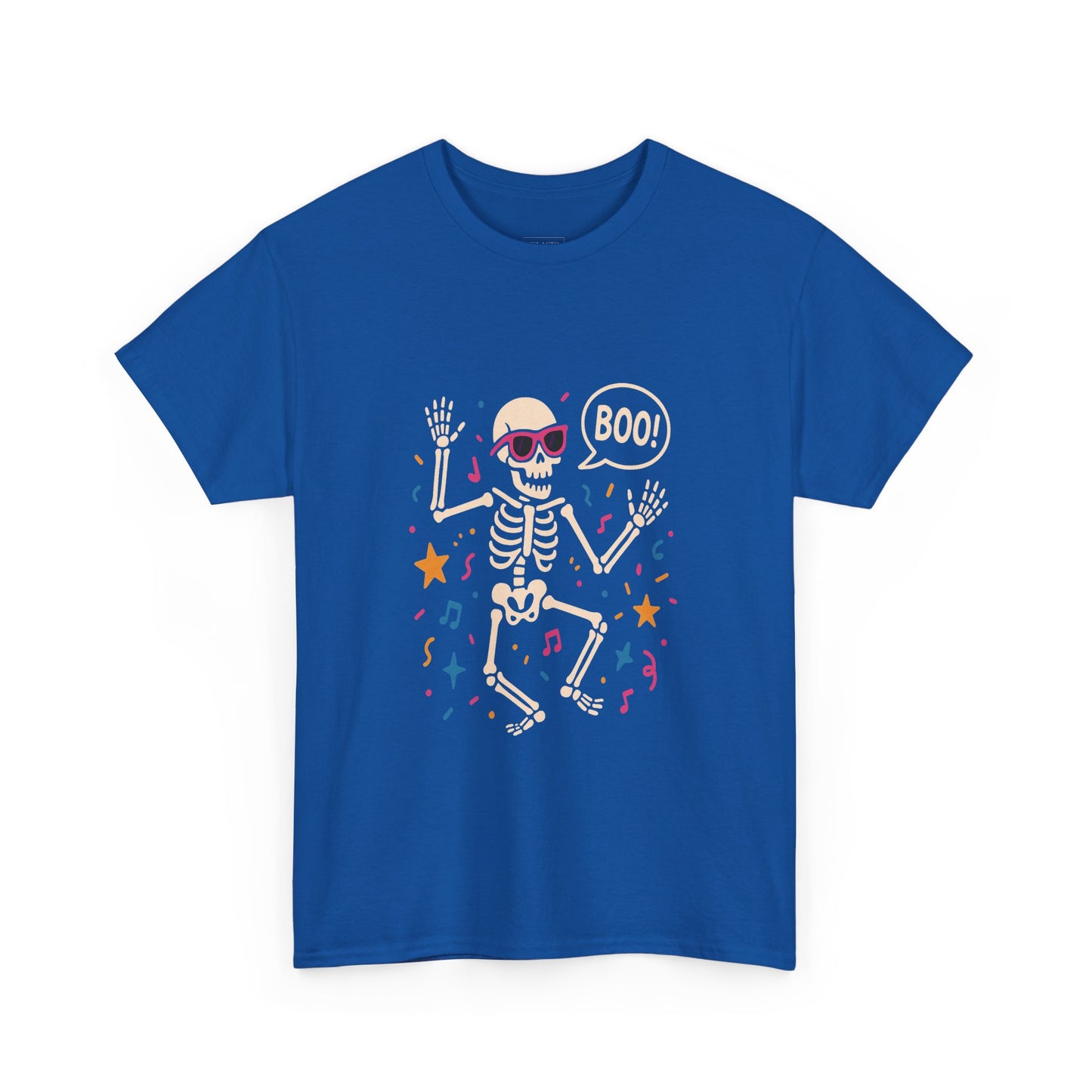 Halloween Skeleton Tee, Unisex Graphic Tee, Spooky Fun Shirt