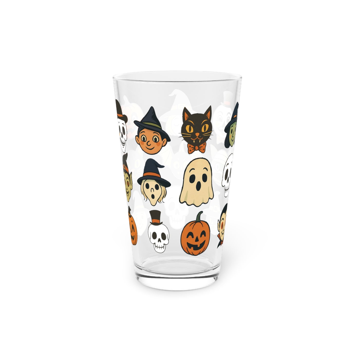 Halloween Pint Glass, Spooky Drinkware for Parties