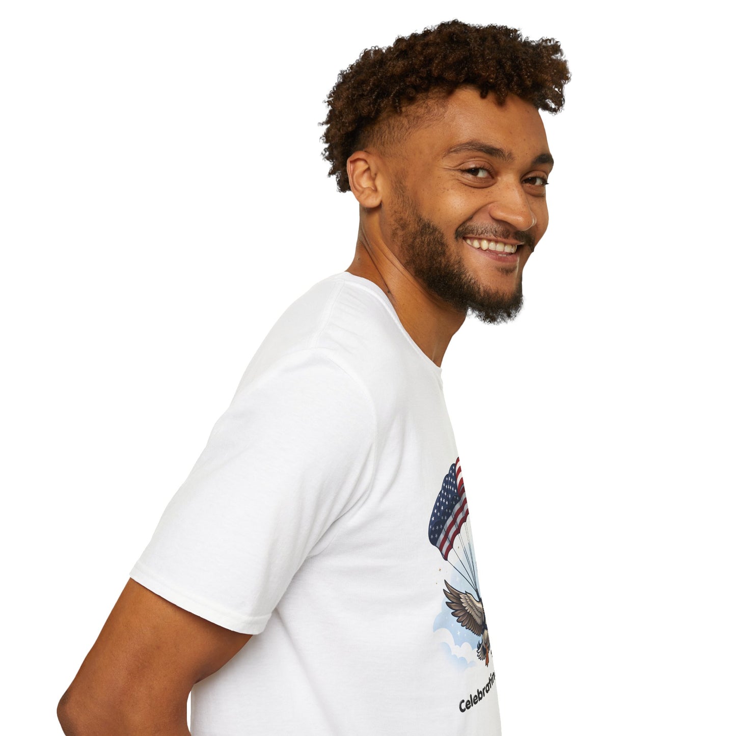 Duck Parachute T-Shirt – Celebrating 250 Years Patriotic Graphic Tee