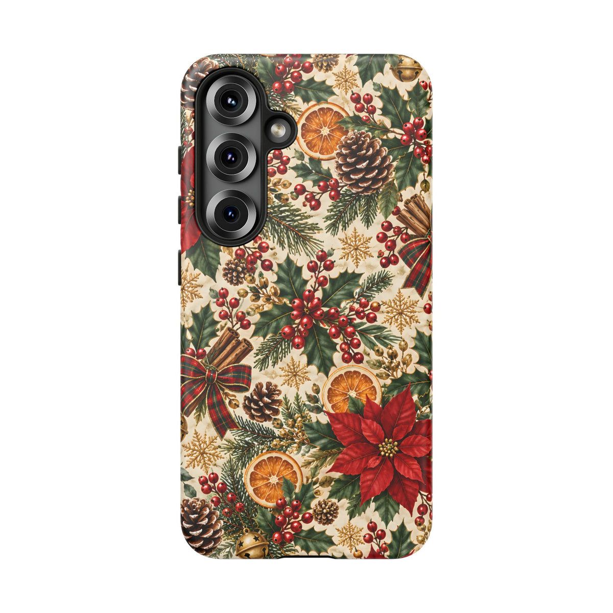 Christmas Floral Tough Phone Case