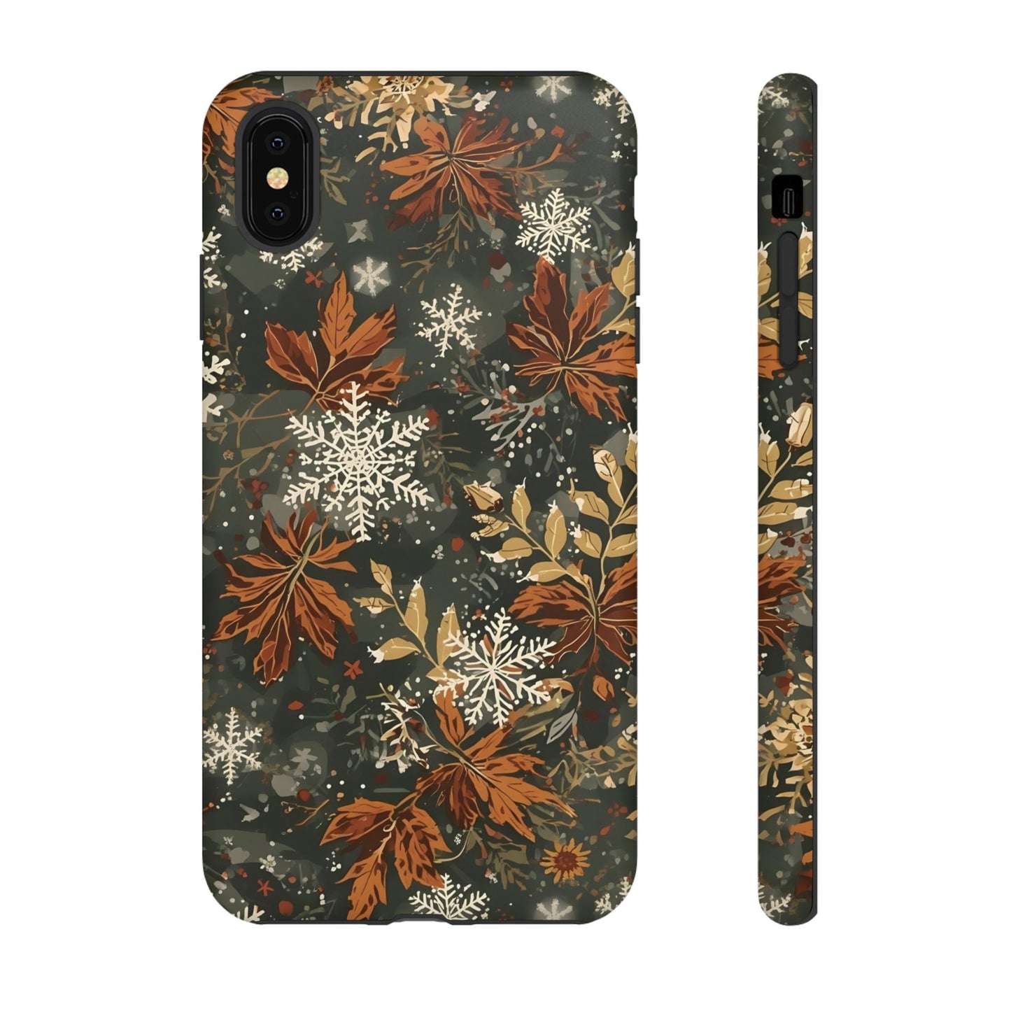 Christmas Phone Case, Autumn Floral Phone Case for Iphone 17, 16, 15, 14, 13, 12, 11 & Samsung