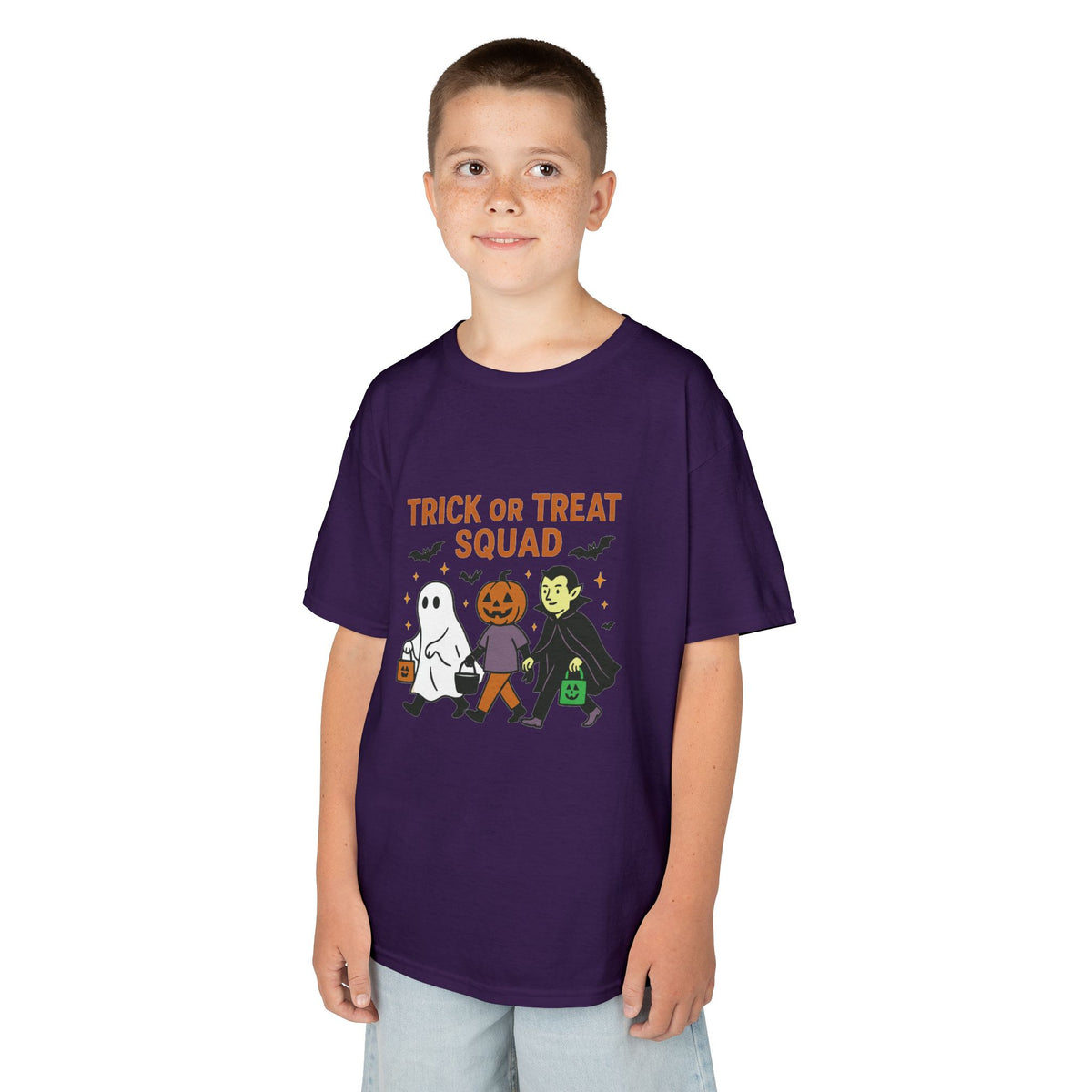 Kids Halloween Tee | Trick or Treat Squad Shirt, Halloween Shirt