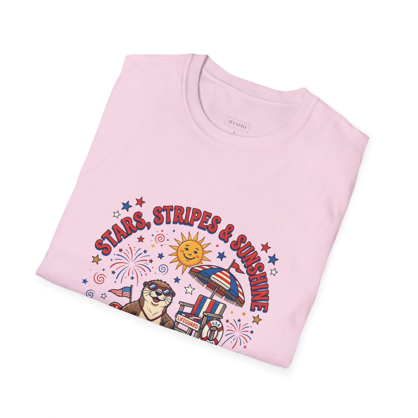 Stars, Stripes & Sunshine T-Shirt — Patriotic 1776–2026 Summer Tee, 4th of July Shirt