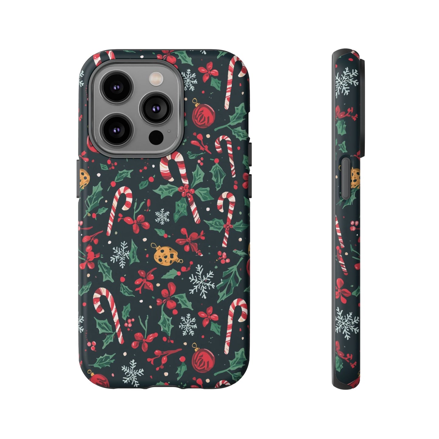 Christmas Themed Phone Case, Festive Phone Case for Iphone 17, 16, 15, 14, 13 & Samsung