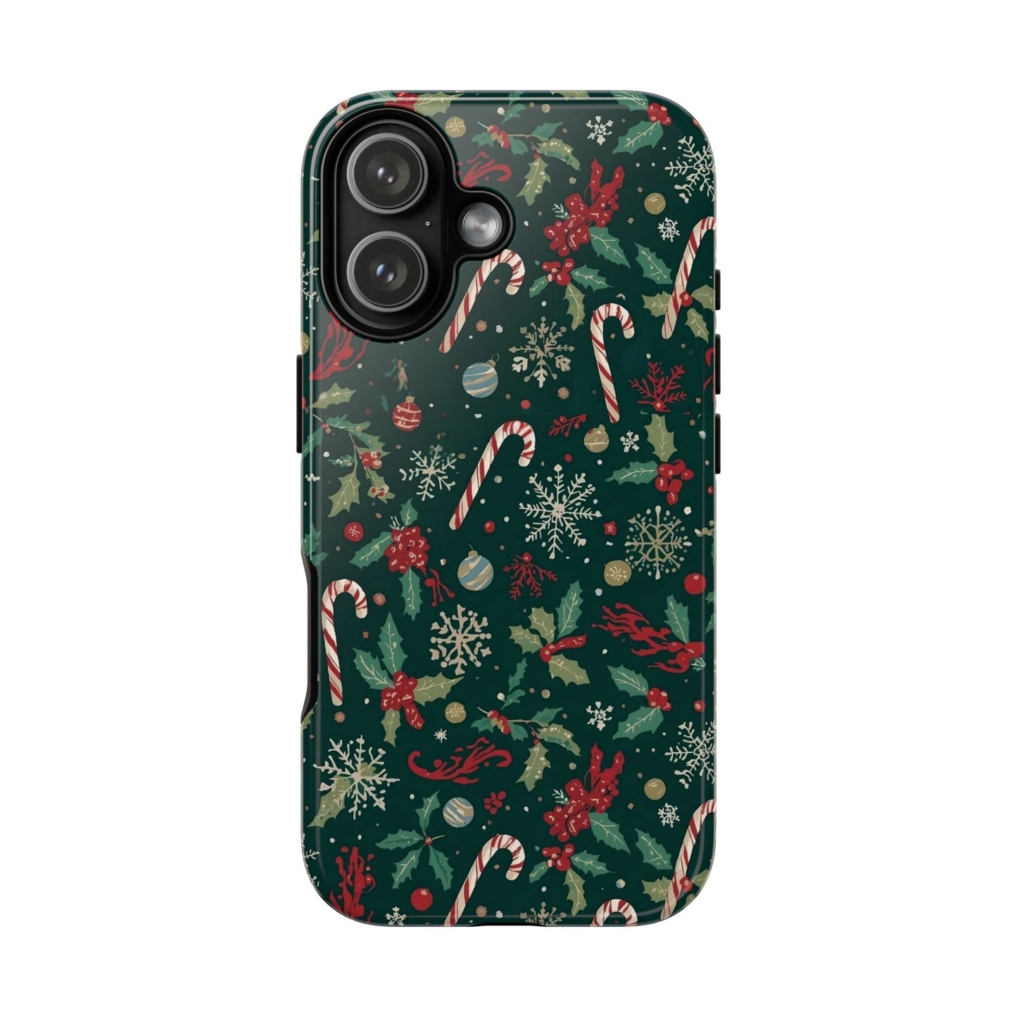 Christmas Phone Case, Festive Phone Case with Holiday Patterns for Iphone 17, 16, 15, 14, 13, 12, 11 & Samsung