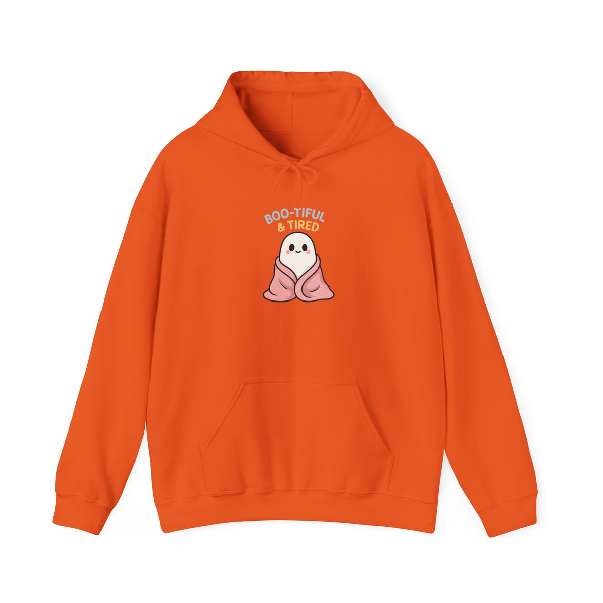 Boo-tiful Ghost Halloween Hoodie, Cute-Cozy Fall Vibes