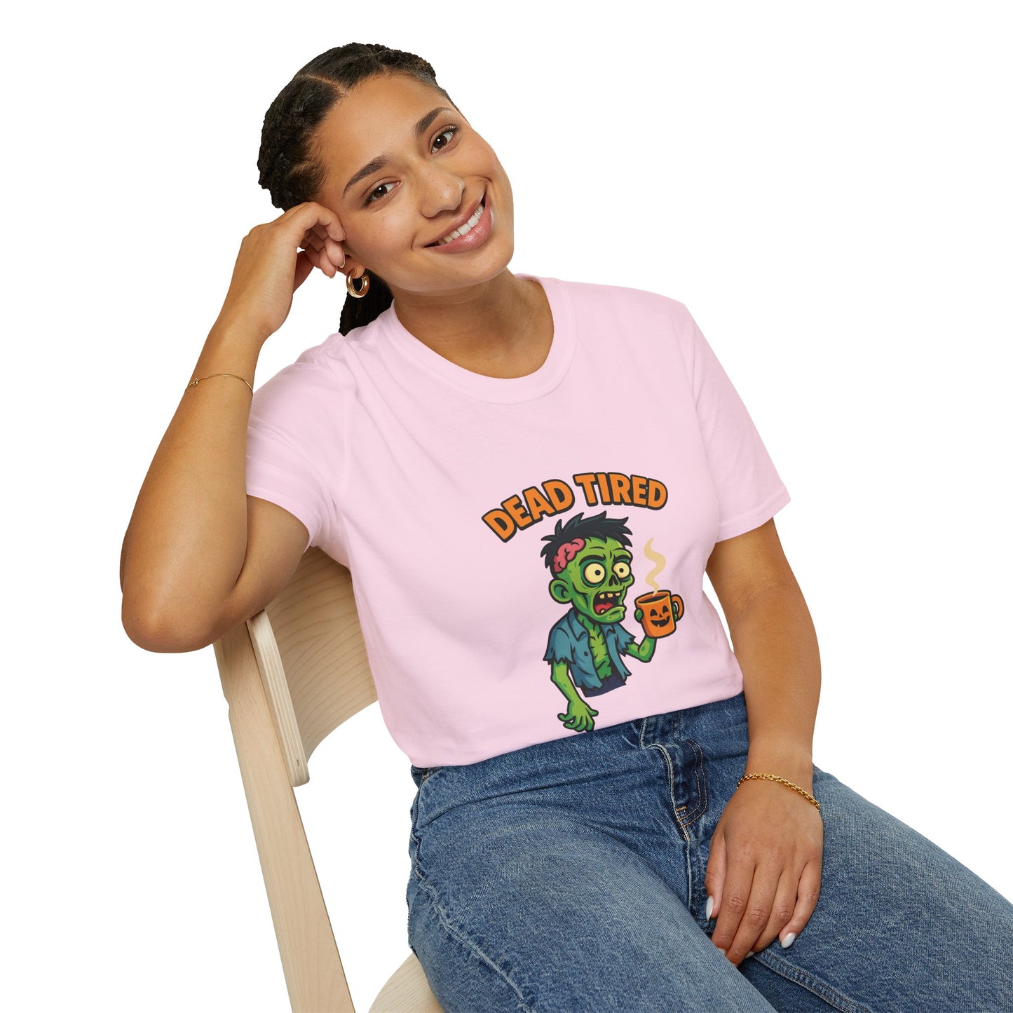 Dead Tired Zombie T-Shirt, Gifts for Halloween