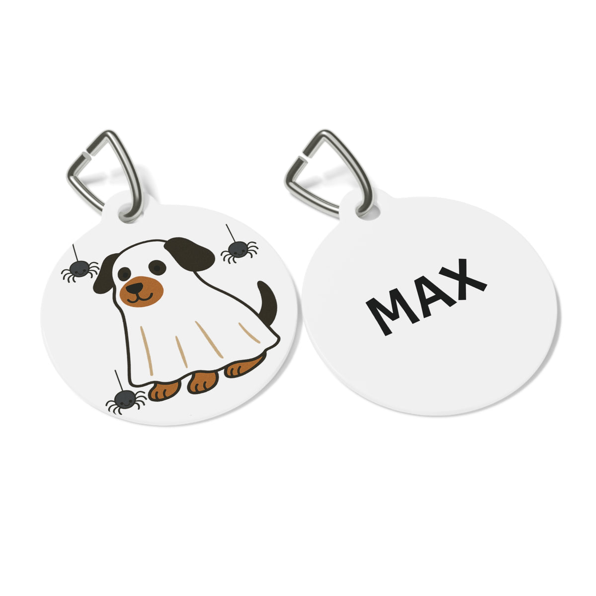 Personalized Cute Halloween Pet Tag, Funny Dog ID Tag, Gifts for Pet Lovers