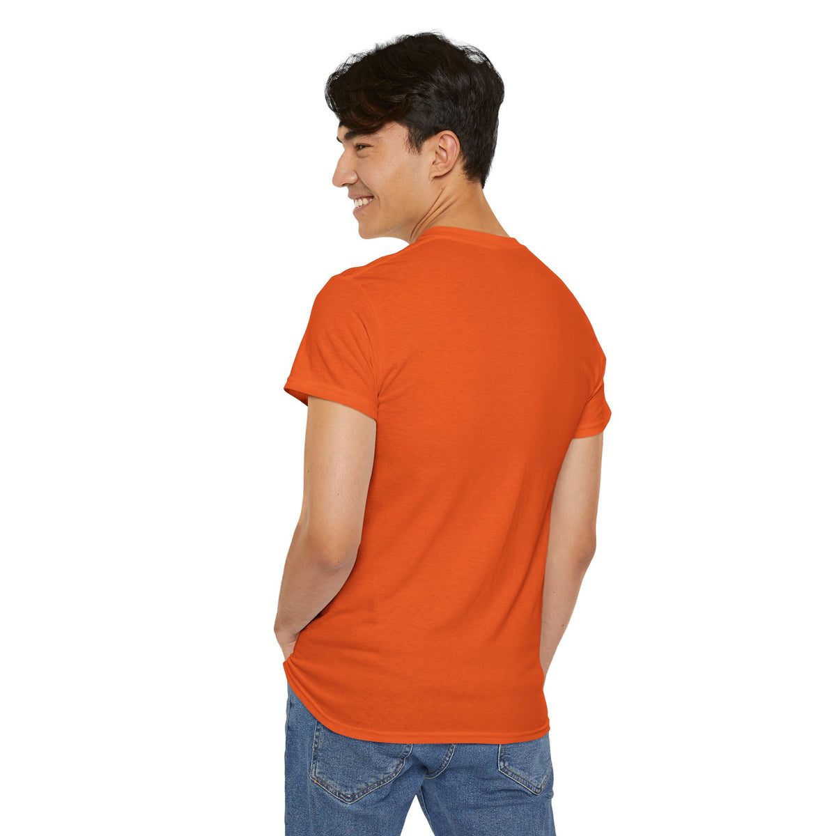Spooked, But Still Showing Up Unisex Heavy Cotton Tee | Halloween, Funny T-Shirt