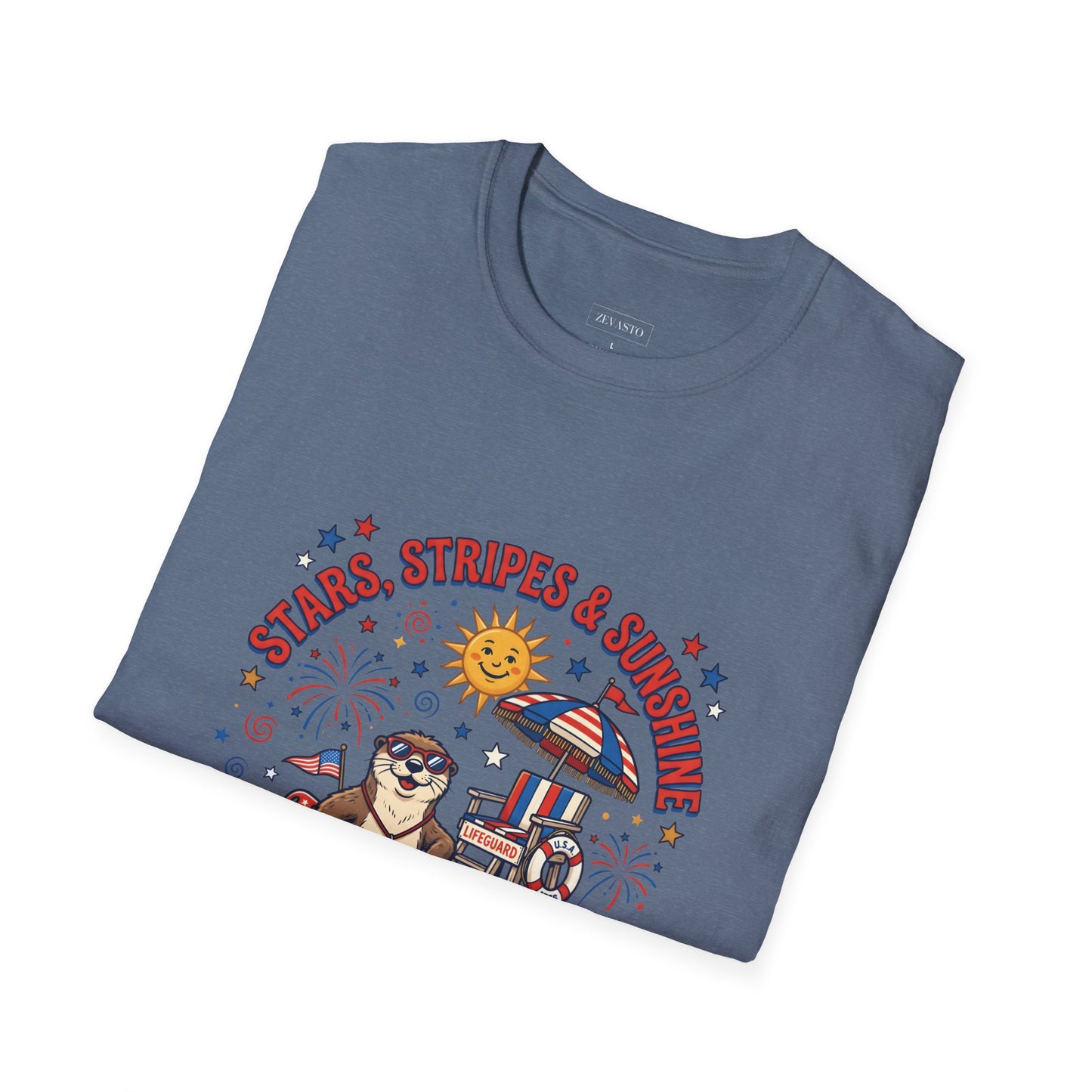 Stars, Stripes & Sunshine T-Shirt — Patriotic 1776–2026 Summer Tee, 4th of July Shirt