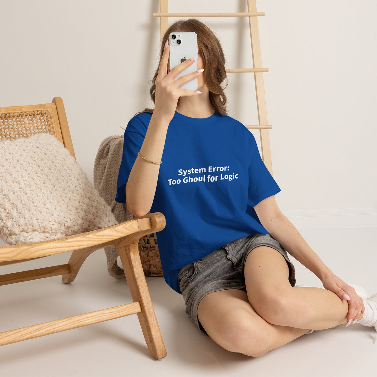 System Error Tee - Unisex Heavy Cotton Shirt, Perfect for Halloween, Geeky Fun