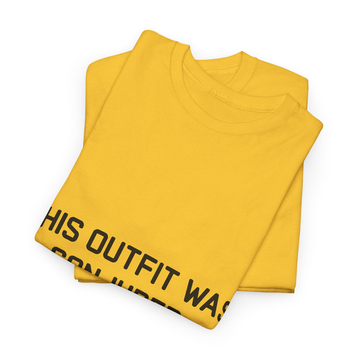 Unisex Heavy Cotton Tee - 'This Outfit Was Conjured, Not Chosen' - Funny Halloween T-shirt