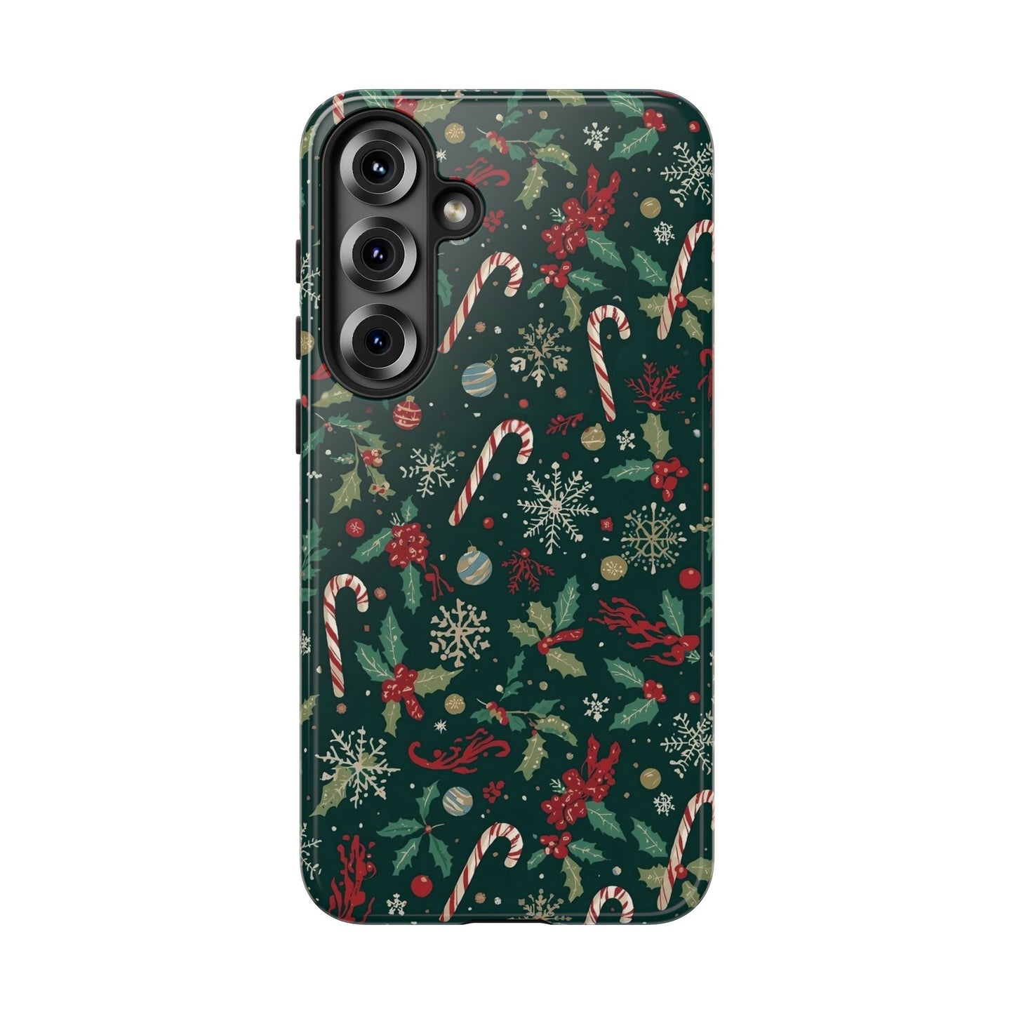 Christmas Phone Case, Festive Phone Case with Holiday Patterns for Iphone 17, 16, 15, 14, 13, 12, 11 & Samsung