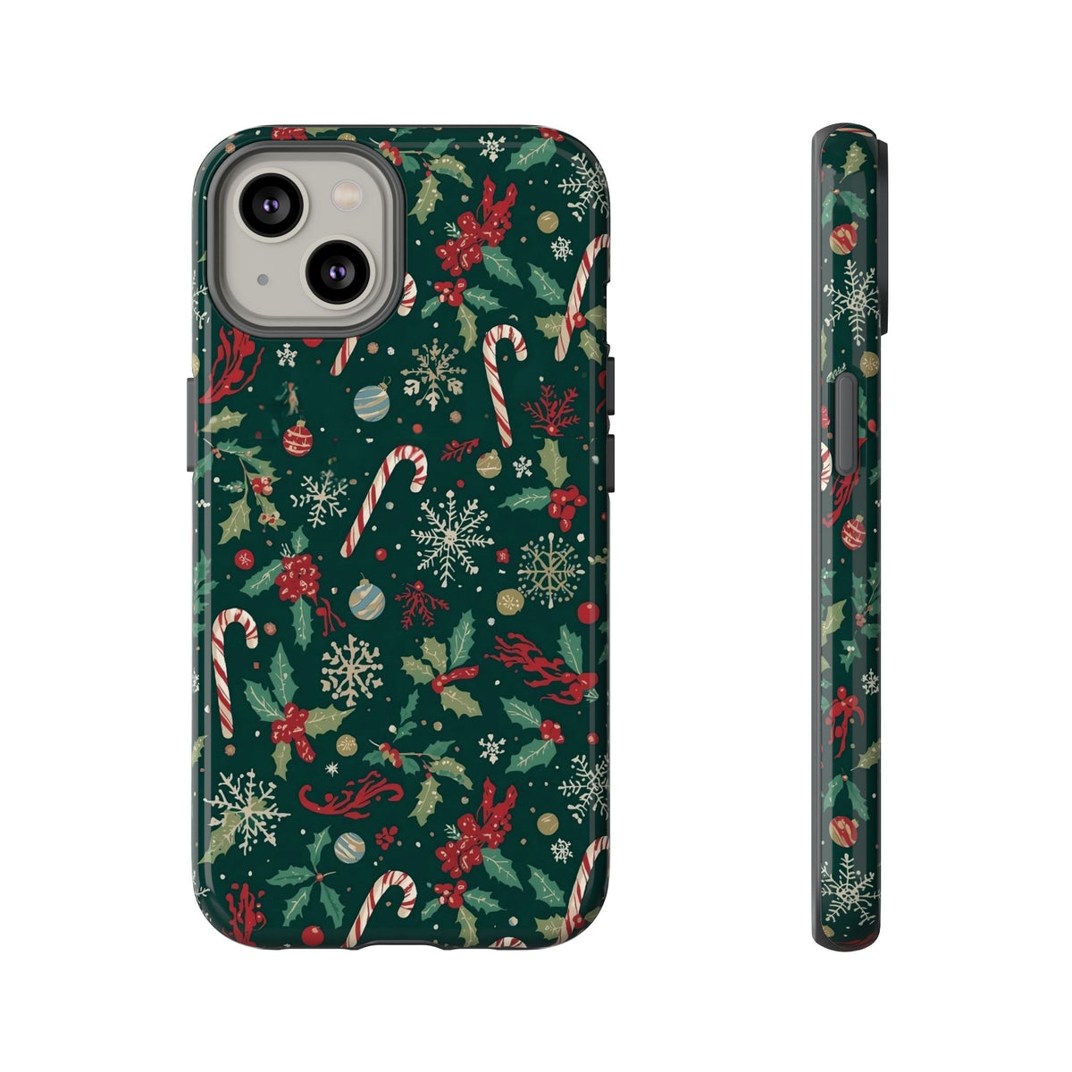 Christmas Phone Case, Festive Phone Case with Holiday Patterns for Iphone & Samsung