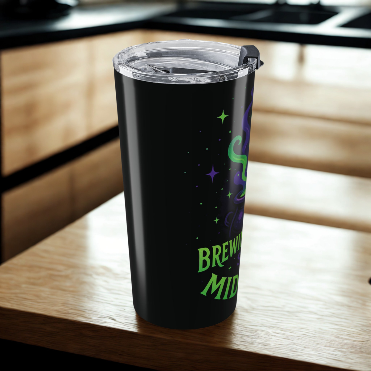 Brewing Potions Since Midnight, Halloween-Themed Tumbler